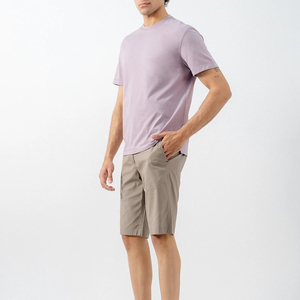 Nouveaux T-shirts pour hommes en gros, coupe ajustée, imprimés sur mesure, polyester/coton, manches courtes, haute qualité, séchage rapide, respirants, mode décontractée - Product Image 3