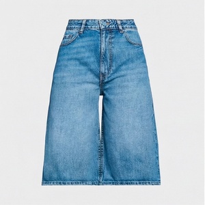 Fashion Women <b>Denim</b> Shorts Ripped High Waist Jeans Pants <b>Stretch</b> Casual Summer Streetwear Outdoor Trendy Daily Outfits - Product Image 1