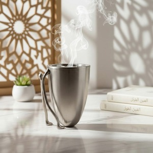 Brûleur de Bakhoor Humanoïde Créatif Moderne, Porte-Encens Métallique Style Nordique, Encensoir à Charbon d'Oud, Décoration de Luxe pour la Maison, Ornement de Bureau - Product Image 5