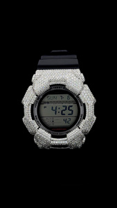 Hip Hop Jewelry 925 Sterling Silver Buss Down Fully Iced Out VVS Moissanite Diamonds DW6900 Case Moissanite Bezel <b>Watch</b> - Product Image 2