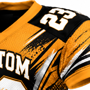 Uniforme de Fútbol Americano Personalizado OEM, Conjunto de Jersey Transpirable de Poliéster, Ropa Deportiva de Equipo, Diseño Sublimado de Alta Calidad - Product Image 4