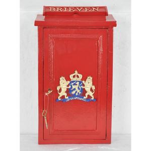 Buy Online Brieven <b>Post</b> <b>Box</b> <b>For</b> <b>Home</b> Decoration Factory Price Customizable Letter <b>Box</b> Red Coated Weatherproof Wall Mount - Product Image 2