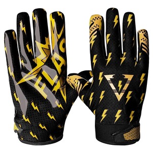 Black White Batting Gloves Breathable <b>Hook</b> And Loop Closure Unisex Adult Training Gloves Knit Fabric - Product Image 5