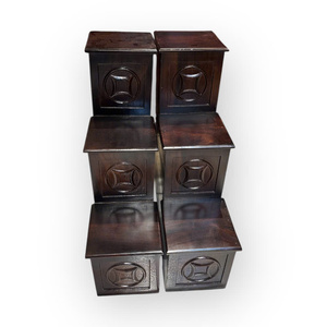 Plateformes modernes à trois niveaux en bois de Muong pour salon, marque Tam Viet, origine Vietnam - Product Image 3