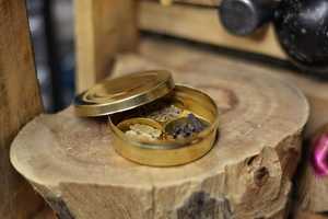 Antique Finish Brass Masala <b>Box</b> Spice Organizer for Home KitchenAntique Finish Brass Masala <b>Box</b> Spice Organizer for Home Kitchen - Product Image 4