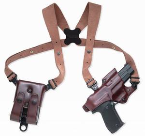Nouvelle pochette tactique sous-aisselle 2026 en cuir 92G pour extérieur, sac dissimulé à dégagement rapide, double rangée de porte-chargeurs, capacité étendue - Product Image 2