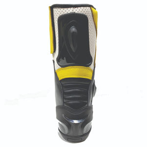 Bottes de moto en cuir respirantes, séchage rapide, ignifuges, unisexes, hiver, services OEM, marque personnalisée, vente chaude - Product Image 2