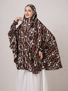 Custom Printed Premium High Quality Lightweight Breathable Quick Dry All Seasons Scarf Muslim <b>Hijab</b> Tudung Woven Namaz Makhna - Product Image 3