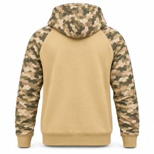 Sudadera con Capucha de Felpa de Primera Calidad para Hombre, con Mangas Raglán y Bolsillo Tipo Canguro, 350g - Product Image 4