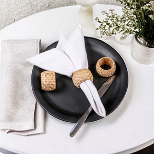 Hot Selling Handmade Bamboo Cane Wedding Rattan <b>Napkin</b> Ring for Table Decoration Best Quality Handwoven <b>Easter</b> <b>Napkin</b> Ring Cheap - Product Image 4