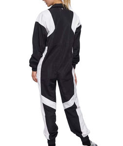 2026 Trending <b>Women</b> Color Block Windbreaker Jumpsuit Streetwear One Piece <b>Tracksuit</b> Casual Zip Up Windproof Outdoor Sports Set - Product Image 4