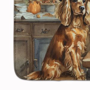 Cocker Spaniel automne tapis de cuisine mousse à mémoire Anti-Fatigue tapis lavable en Machine tapis de bain citrouilles confort coussin cuisine cuisine - Product Image 4