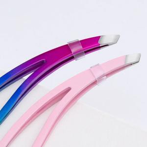 Pince à épiler pour sourcils et extensions de cils en acier inoxydable pour cils volumineux - Product Image 5