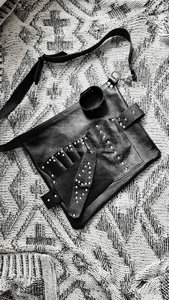 Professional Barber Scissor Holster Leather Salon Hair Stylist Tools Bag Case For Shears Combs Hair Clips LBSH-0003 - Product Image 6