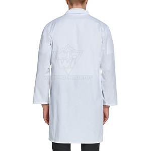 Bata de Laboratorio de Mezcla de Algodón, Resistente al Polvo y a Químicos, para Profesionales de Ciencia y Medicina - Product Image 5