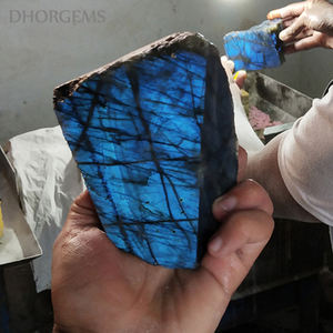 Piedra de Labradorita Azul Fuego Natural al por Mayor, Cristal en Bruto para Joyería y Decoración del Hogar, Piedra Tradicional - Product Image 3