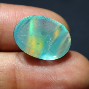 Monarch <b>Opal</b> Doublet Gemstone Green Fire <b>Opal</b> Handmade Stone Jewelry Fire <b>Opal</b> Doublet Monarch Gemstone Pendant Jewelry - Product Image 5
