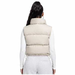 Custom Cropped Puffer Vest <b>Women</b> Stand Collar Sleeveless Vest Winter Warm Down Vest <b>For</b> <b>Women</b> Embroidery Short Down <b>Gilet</b> <b>Women</b> - Product Image 3