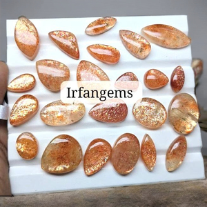 Pierres précieuses de sunstone de qualité supérieure, prix de gros, lot de pierres précieuses de sunstone 100 % naturelles, lot en vrac de pierres précieuses de sunstone, lot de cristaux de sunstone de formes variées - Product Image 5