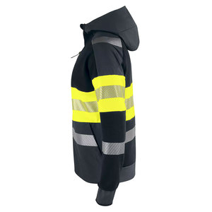 Chaqueta de Seguridad Reflectante Impermeable de Poliéster Verde de Alta Visibilidad para Hombre con Impresión UV - Product Image 4