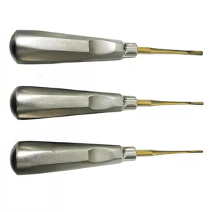 เครื่องมือยกฟันปลอมแบบโค้ง DI-R445 ขนาด 3 มม. ผลิตจากไทเทเนียมไนไตรด์เคลือบสแตนเลสสตีล ใช้แรงมือ ออกแบบตามหลักสรีรศาสตร์ - Product Image 3