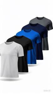 Breathable Printed Front Quick Dry Sports <b>T</b> <b>Shirt</b> Crew Neck Short Sleeve Athletic Tee for Running Training Gym Wear - Product Image 4
