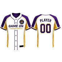 Maillot de baseball personnalisé à manches courtes et col en V pour homme, imprimé par sublimation, respirant, antibactérien, grandes tailles – Offre Spéciale