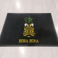 Tapis d'entrée personnalisés avec logo, ensemble cadeau, tapis en nylon jacquard imprimé, design personnalisé, tapis de porte, coussin, tapis de sol en caoutchouc pour extérieur