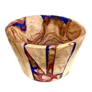 Elegante Tazón de Madera y Resina Epoxi Hecho a Mano, Libre de BPA, Ecológico, con Capa de Resina Duradera para Mejorar la Mesa de Comedor - Product Image 3