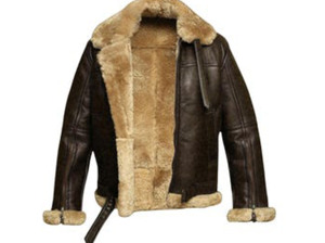 Sheep <b>Leather</b> <b>Jacket</b> Paired With Genuine Goat Fur Inner for Wholesale Custom High Quality Real Shearling <b>men</b> <b>jacket</b> Bomber Jacke - Product Image 2