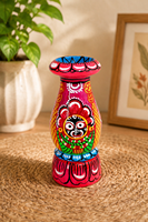 Vase décoratif artisanal traditionnel d'Orissa, peint à la main, authentique, représentant le Seigneur Jagannath, en pachitra, vente en gros