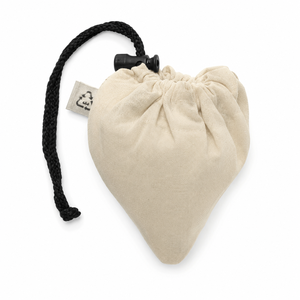 Bolsa de Compras Plegable de Algodón, 130 GSM, Algodón Natural, 40 x 38 cm, Asas de Hombro, Cierre de Cordón, Logotipo Personalizado, Ecológica, Venta al Por Mayor, OEM - Product Image 3