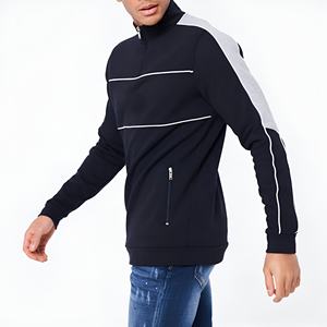 เสื้อฮู้ดผู้ชายผ้าฟลีซ สกรีนโลโก้ได้ สไตล์ลำลอง สตรีทแวร์ ทรงหลวม แฟชั่นคนเมือง ขายส่ง OEM เสื้อกันหนาว - Product Image 2