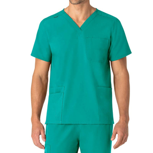 4-Way Stretch Medical <b>Scrub</b> Sets Unisex Spandex Hospital Uniforms V-Neck <b>Nursing</b> <b>Scrubs</b> Custom Logo OEM Wholesale for Men Women - Product Image 1