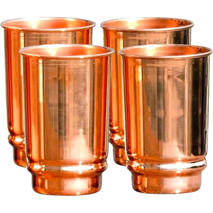 Vaso de Agua Desintoxicante Ayurvédico para Reforzar la Inmunidad, Juego de Vasos de Regalo de Lujo al por Mayor, Diseño Martillado Tradicional - Product Image 4