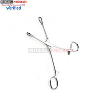 Mini-pince à éponges 6,5'' classique plaquée argent, instrument hémostatique pour piercing corporel, pince à pansement en acier inoxydable antidérapante