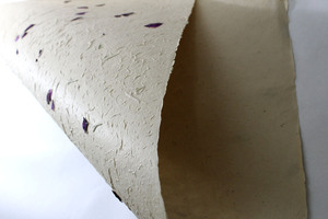 Wholesale Fine Chopped Grass Mottled Wrapping <b>Gift</b> Sheet New Design Acid-Free Lokta Garden Fiber <b>Paper</b> Petals Flower Design - Product Image 6