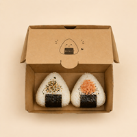 Boîte d'emballage pour sushis du Vietnam, boîte en carton ondulé, durable, écologique, réutilisable, recyclable, design imprimé personnalisé