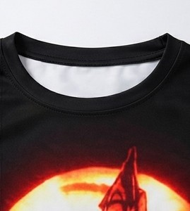 T-shirt de sport personnalisé pour Halloween, impression par sublimation en microfibre, unisexe, respirant, séchage rapide, pour la salle de sport et l'entraînement - Product Image 5