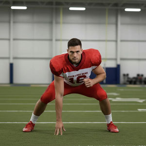 Uniforme de football américain de style actuel, taille plus, unisexe, service OEM, impression par sublimation complète, vêtements d'équipe, 100% polyester - Product Image 3