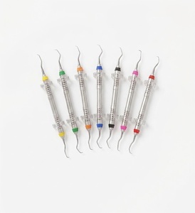 Espátulas de Resina Dental para Rellenos de Composite, Cabeza de Acero Inoxidable, Mango Grueso, Agarre Ergonómico, Manual, para Odontología y Ortodoncia, CE - Product Image 1
