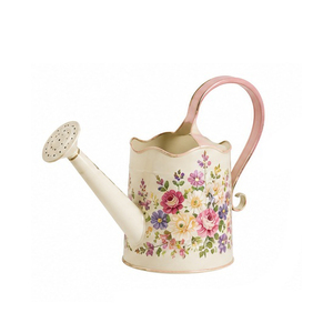 Arrosoir en métal avec peinture florale pour le jardinage, finition durable, capacité de 1,5 L - Product Image 5