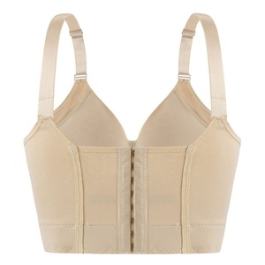 Sujetador sin Varillas de Copa Completa para Mujer, Tallas Grandes, Tirantes Ajustables, Espalda en Y, Color Sólido, Sin Costuras, para Todas las Temporadas, Lavable a Máquina - Product Image 4