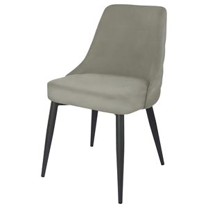 Set di 2 sedie da pranzo trapuntate grigio chiaro - Product Image 3