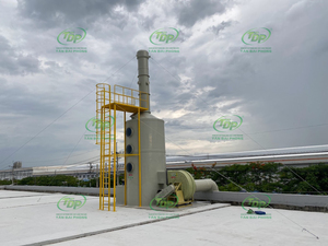 เครื่องกรองไอระเหยกรดโพลีโพรพิลีน TAN DAI PHONG สำหรับห้องปฏิบัติการ ความจุ 200-4000 ลูกบาศก์เมตร/ชั่วโมง หอคอยดูดซับแบบแนวตั้ง ความบริสุทธิ์ 95-98% - Product Image 4