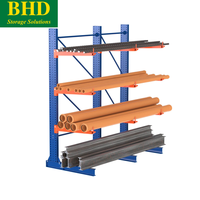 Système de rayonnage à cantilever pour entrepôt à grande échelle, rayonnage industriel à usage intensif, rayonnage à cantilever
