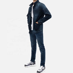 Chaqueta de Motociclista de Mezclilla Personalizada para Hombre, 100% Algodón Orgánico, Ecológica, Impermeable, Cortavientos, Forrada con Polar Cálido para Invierno - Product Image 4