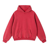 Pull-over unisexe surdimensionné en coton 100% de haute qualité, personnalisé OEM, délavé à l'acide, doublé, écologique, sans logo sur les manches