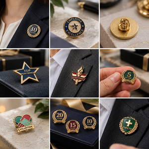 Pins Personalizados con Logotipo Metálico, Insignias para Programas de Embajadores de Marca Corporativa, Venta al Por Mayor, Fabricante OEM - Product Image 5