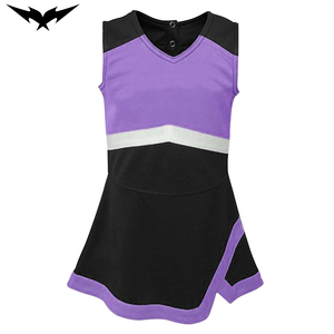 Uniforme de Porrista para Adultos con Estampado por Transferencia Térmica, Falda y Top con Adornos de Diamantes de Imitación, Secado Rápido, Disfraz de Halloween, Venta al Por Mayor - Product Image 1